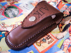 Handmade pocket knife pouch - with or without engraving
