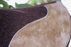 Caramel hair on hide - 12.7/13mm wool felt - 28 inch spine