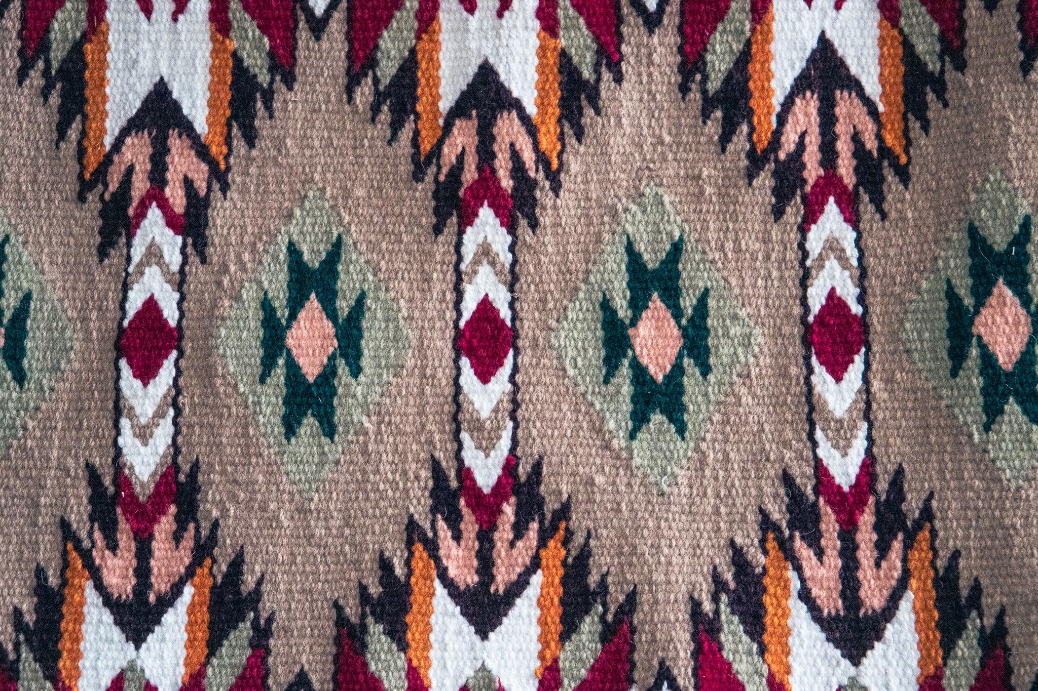 Handwoven NZ wool blanket felt lined pad