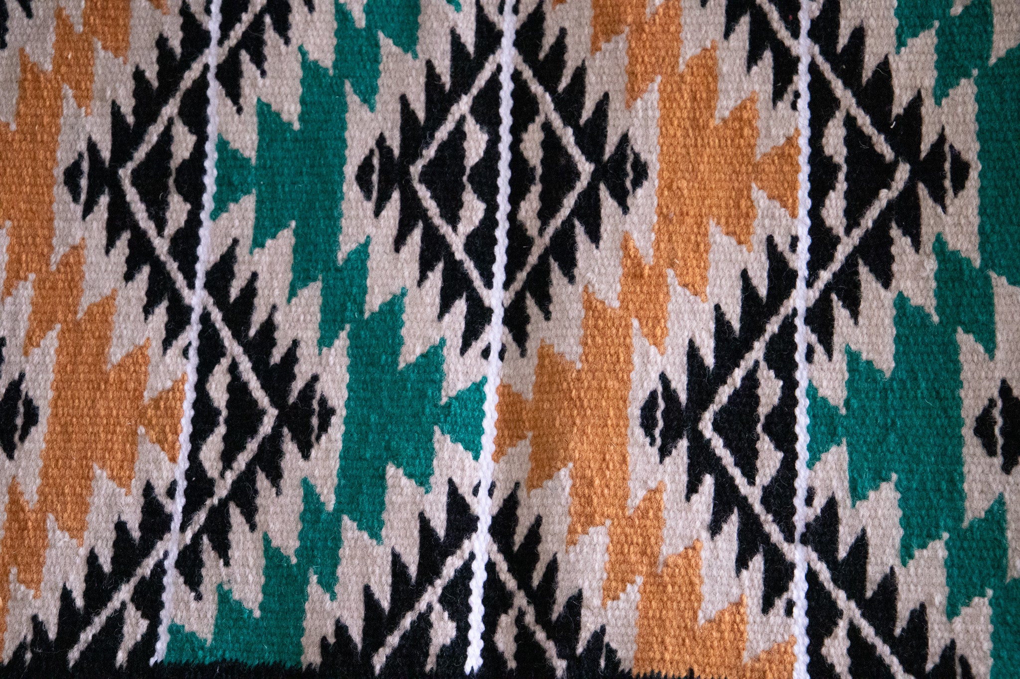 Handwoven NZ wool blanket felt lined pad