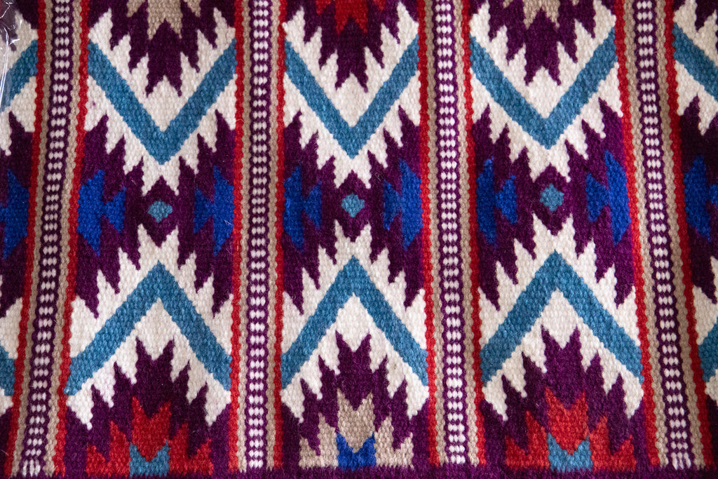 Handwoven NZ wool blanket felt lined pad