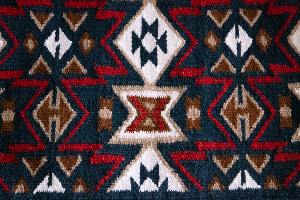 Handwoven NZ wool blanket felt lined pad