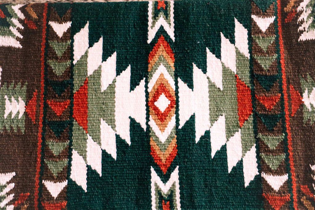 Handwoven NZ wool blanket felt lined pad