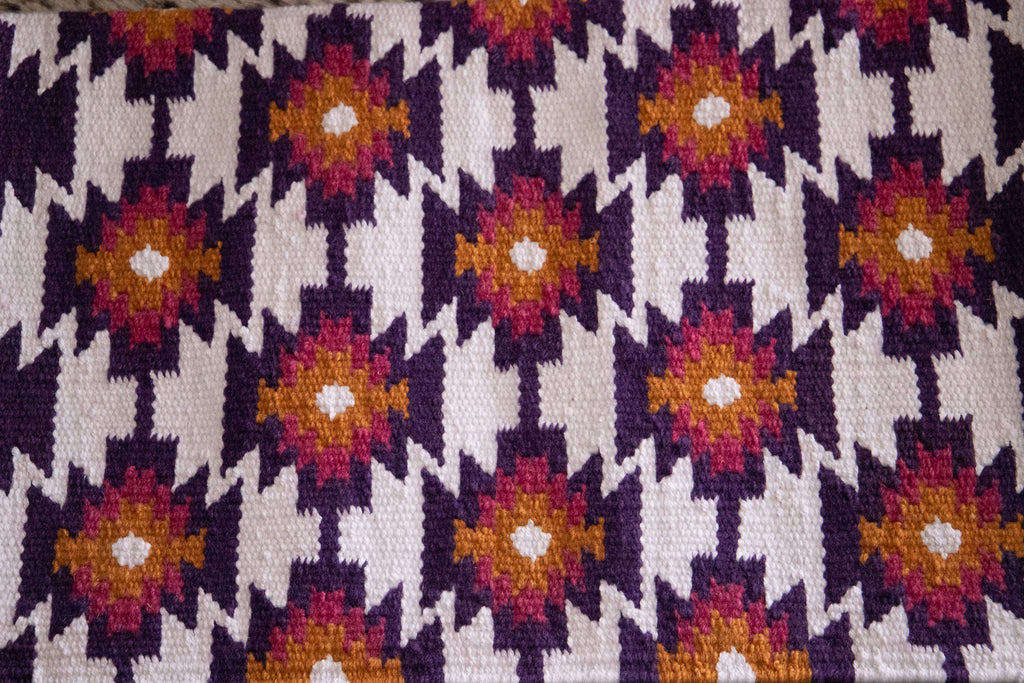 Handwoven NZ wool blanket felt lined pad