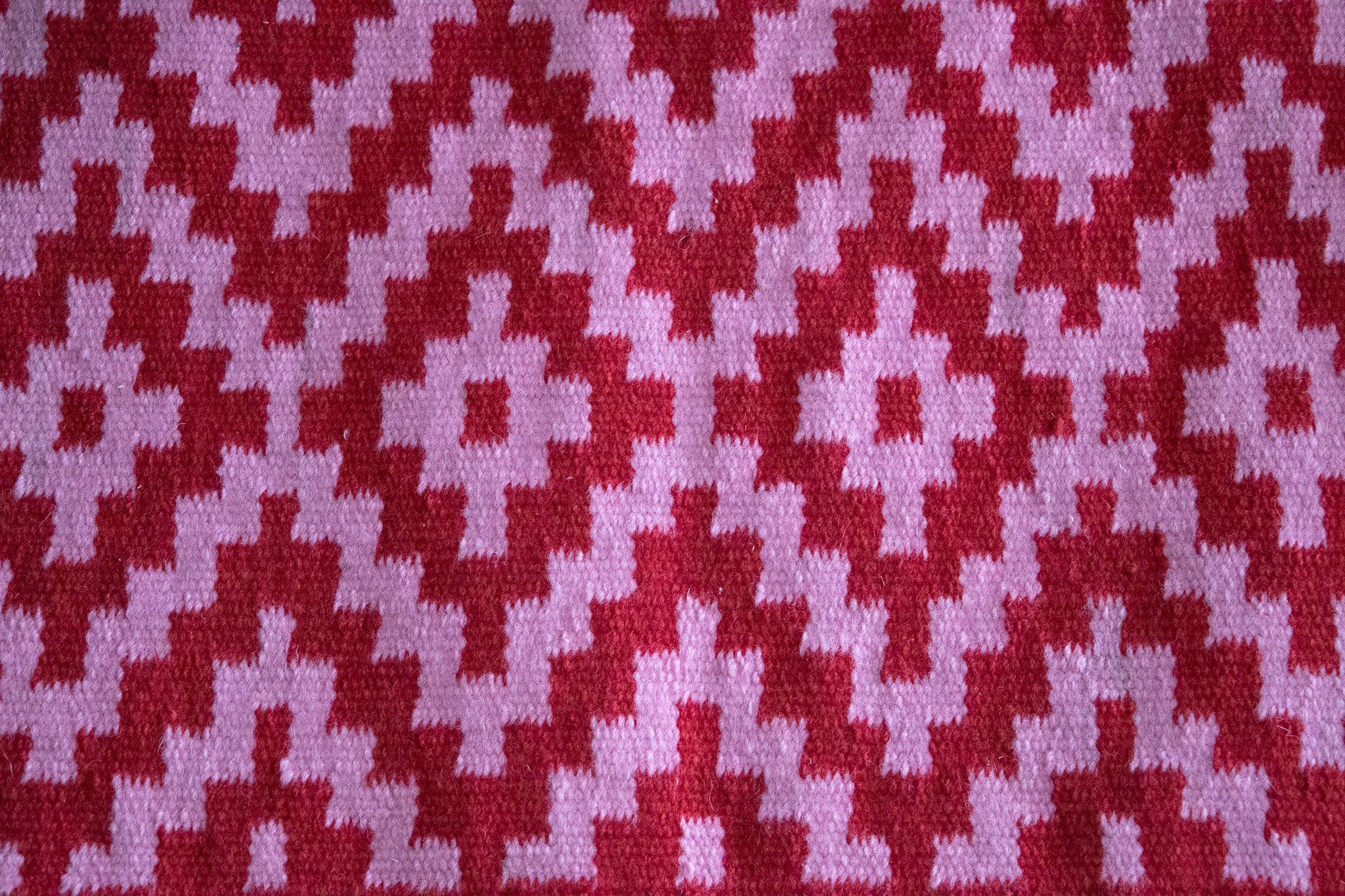 Handwoven NZ wool blanket felt lined pad