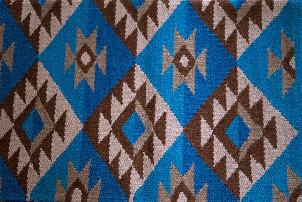 Handwoven NZ wool blanket felt lined pad
