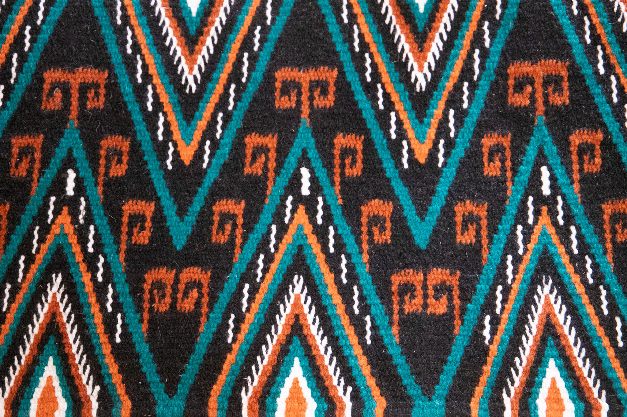 Handwoven NZ wool blanket felt lined pad