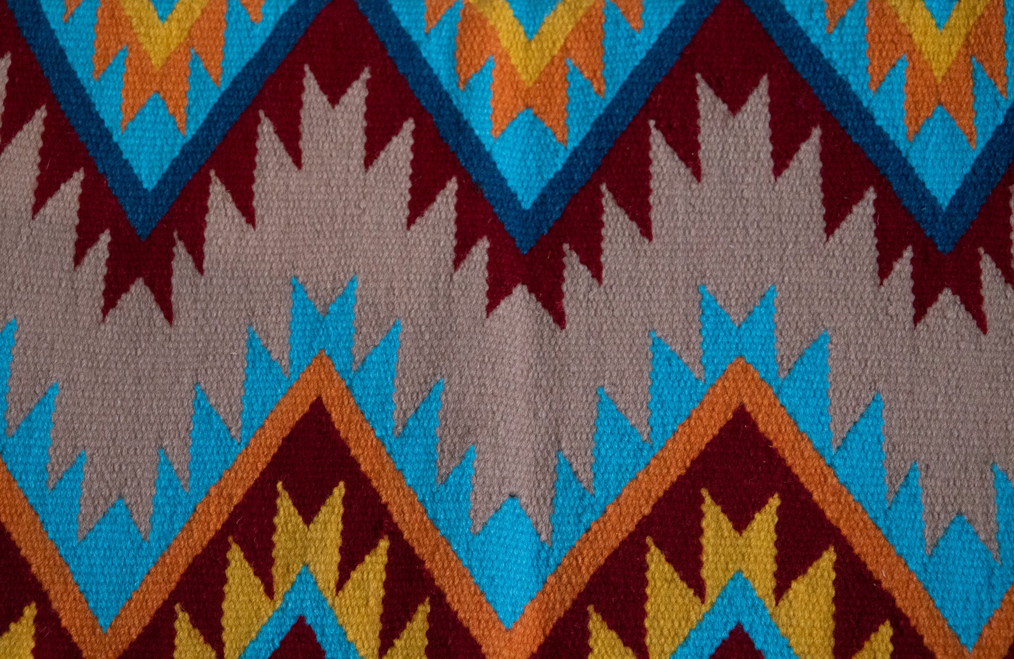 Handwoven NZ wool blanket felt lined pad