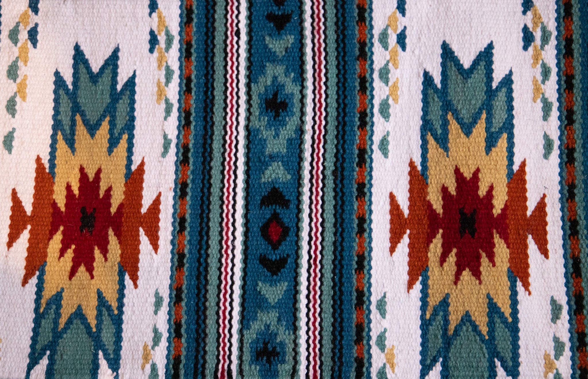 Handwoven NZ wool blanket felt lined pad