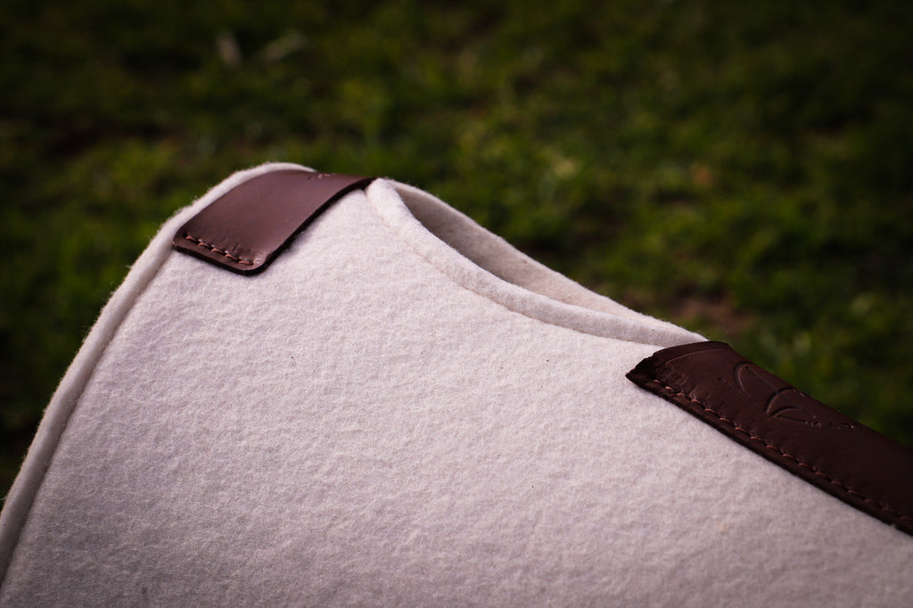 The 'Cut Out' wool felt fender shape