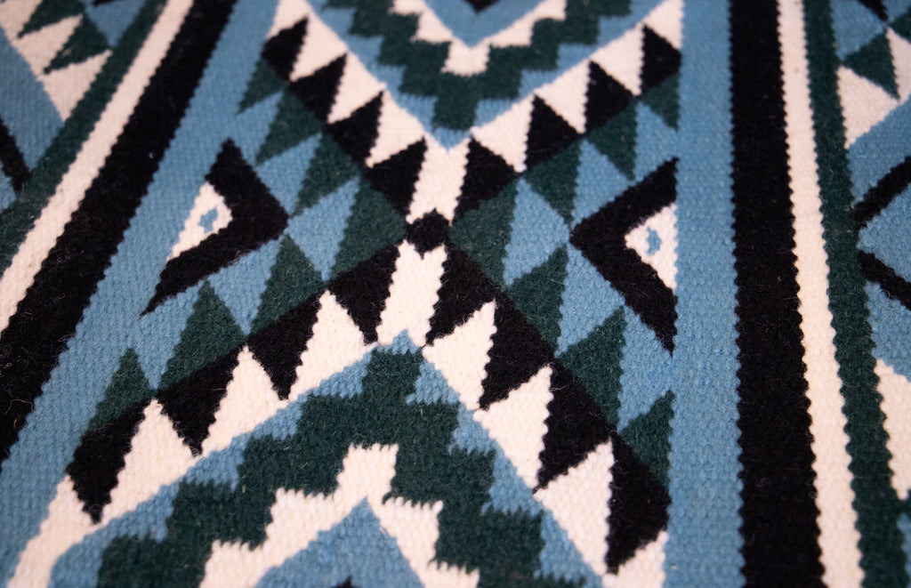 Handwoven NZ wool blanket felt lined pad
