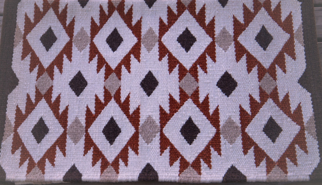 Handwoven NZ wool blanket felt lined pad