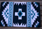 Handwoven NZ wool blanket felt lined pad