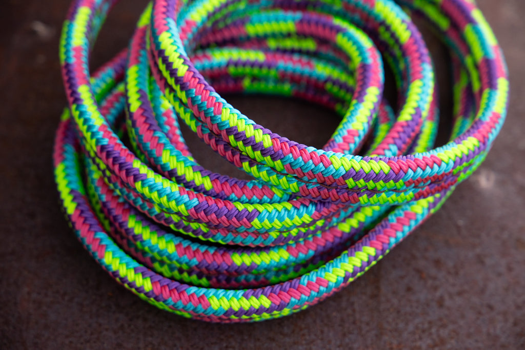 9ft CONTINUOUS LOOP FLAT SEWN ROPE REINS