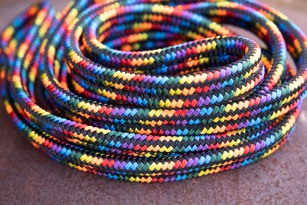 9ft CONTINUOUS LOOP FLAT SEWN ROPE REINS