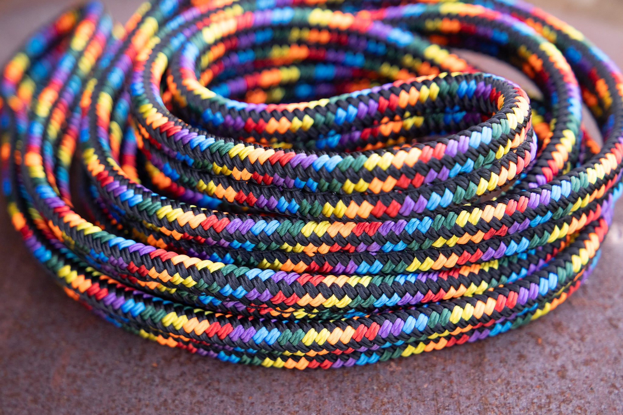 9ft CONTINUOUS LOOP FLAT SEWN ROPE REINS