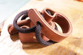 Hermann Oak harness leather sidelines ready made