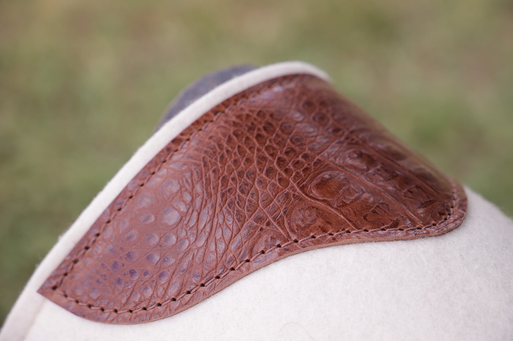 Denim Cow print 28x28 clover spine