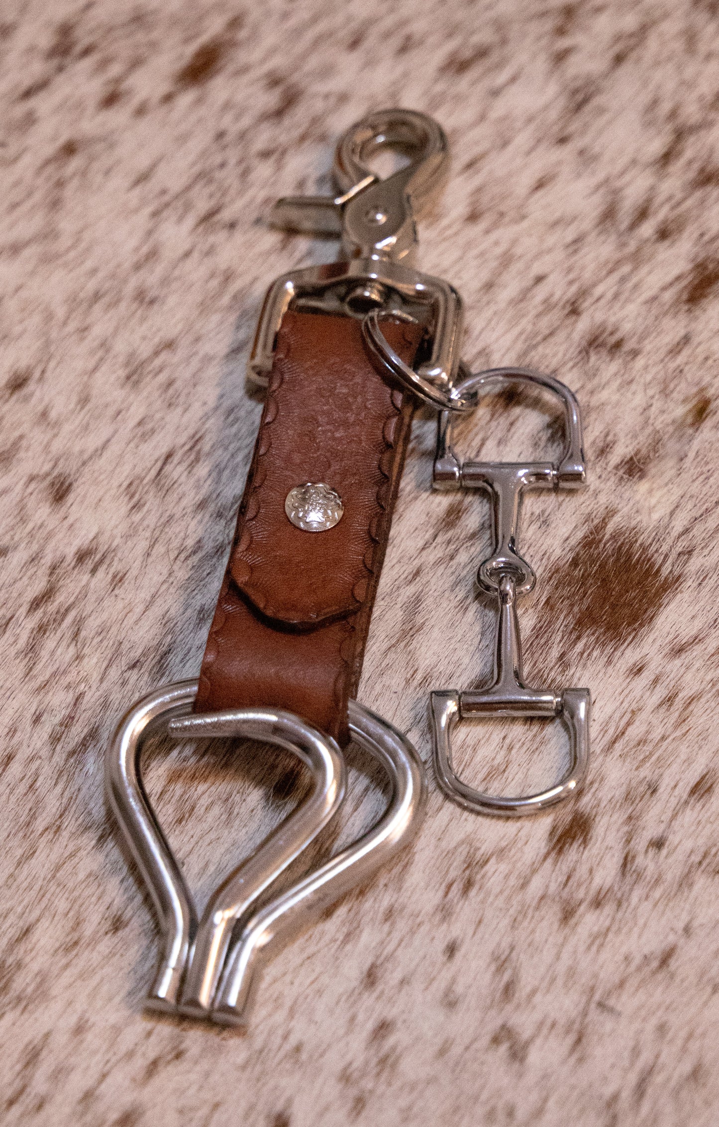 Take your pick! Hoof pick keyring fob chain