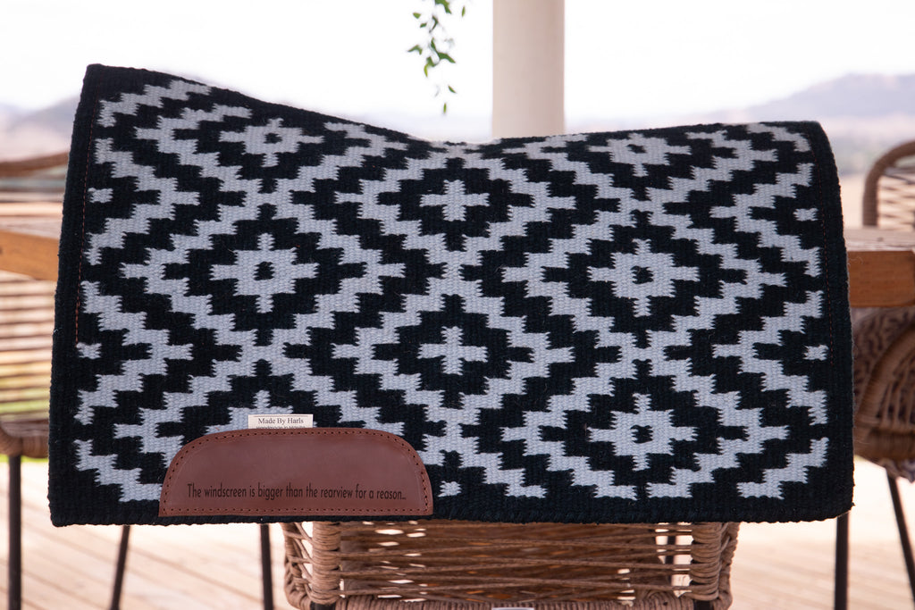 The Minimalist Handwoven NZ wool, felt lined blanket pad