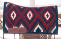 Ready made - NZ wool blanket pad with contoured leather spine