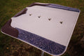 READY MADE 'Classic' Blueberry floral embossed wool felt pad