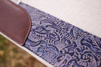READY MADE 'Classic' Blueberry floral embossed wool felt pad