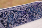 READY MADE 'Classic' Blueberry floral embossed wool felt pad