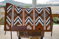 Ready made - "No hour of life..." NZ wool blanket pad with contoured leather spine