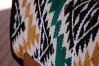 Ready made - NZ wool blanket pad with contoured leather spine