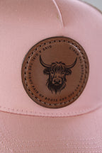 BLUSH PINK PONYTAIL CAP - Give a girl the right pair of boots...