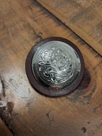 Concho & leather hair band