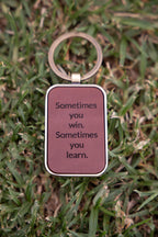 ANTIQUE GOLD FINISH KEY RING - Sometimes you win ...